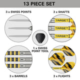 Target Darts Buzz 01 SP 90% Tungsten Steel Tip Darts-6-22 GRAM-Premier Darts