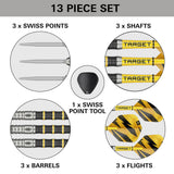 Target Darts Buzz 02 SP 90% Tungsten Steel Tip Darts-6-22 GRAM-Premier Darts