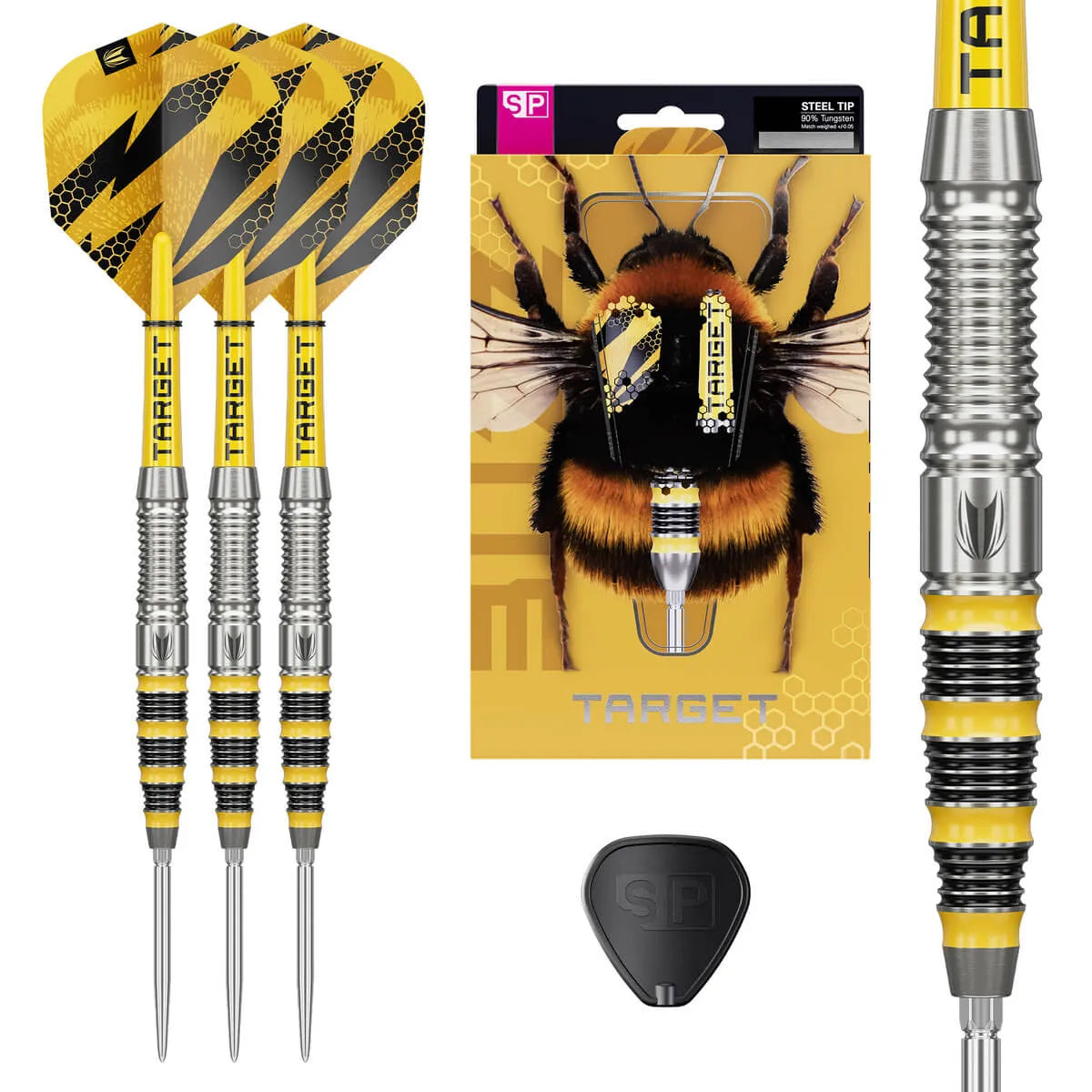 Target Darts Buzz 03 SP 90% Tungsten Steel Tip Darts-3-23 GRAM-Premier Darts