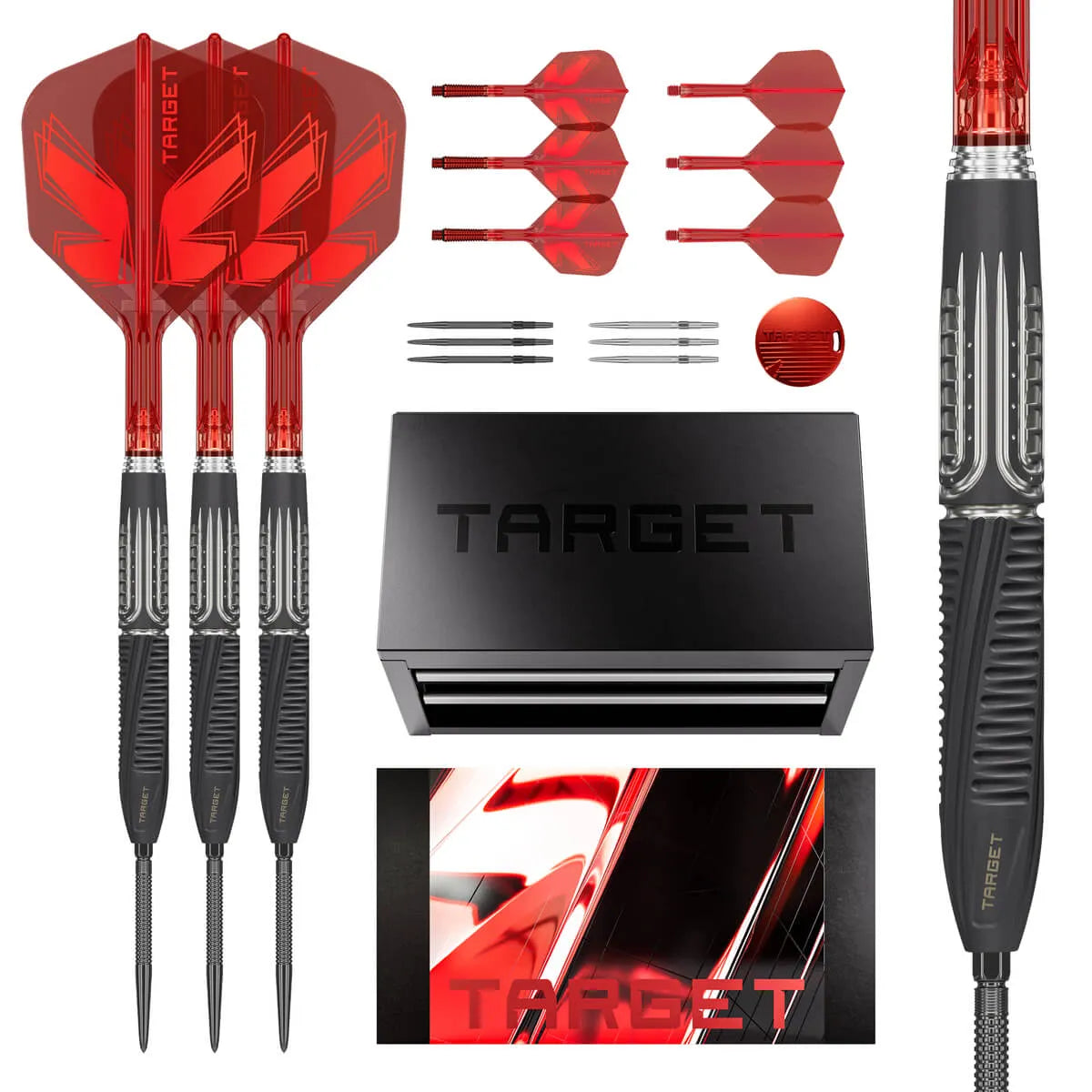 Target Darts Shift SP 90% Tungsten Steel Tip Darts-3-23 GRAM-Premier Darts