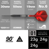 Target Darts Shift SP 90% Tungsten Steel Tip Darts-4-23 GRAM-Premier Darts