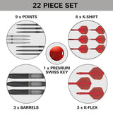 Target Darts Shift SP 90% Tungsten Steel Tip Darts-7-23 GRAM-Premier Darts