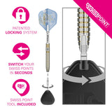 Target Darts Adrian Lewis Showdown SP 95% Tungsten Steel Tip Darts-5-23 GRAM-Premier Darts