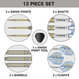 Target Darts Adrian Lewis Showdown SP 95% Tungsten Steel Tip Darts-7-23 GRAM-Premier Darts