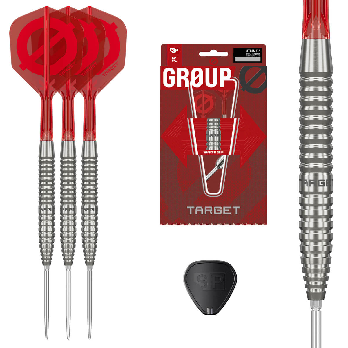 Target Darts Group Ø 02 SP 90% Tungsten Steel Tip Darts-3-21 GRAM-Premier Darts