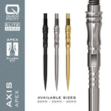 Harrows Apex Axis Elite Series Quick Points-4-Black-30mm-Premier Darts