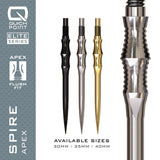 Harrows Apex Spire Elite Series Quick Points-4-Black-30mm-Premier Darts