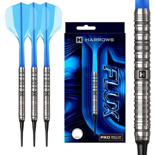 Harrows Flux Pro Tungsten Soft Tip Darts-1-20 GRAM-Premier Darts