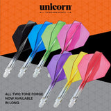 Unicorn Forge Plus Two-Tone All In One System-2-Clear Black-Medium-Premier Darts