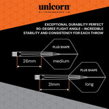 Unicorn Forge Plus All In One System-3-Black-Medium-Premier Darts