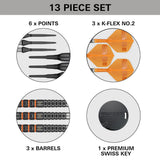 Target Darts Raymond Van Barneveld 95K 95% Tungsten Soft Tip Darts-7-20 GRAM-Premier Darts