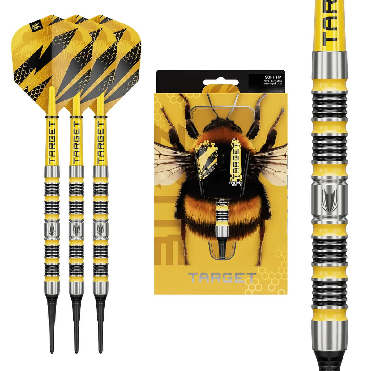 Target Darts Buzz 11 90% Tungsten Soft Tip Darts-3-18 GRAM-Premier Darts