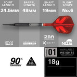 Target Darts Shift 90% Tungsten Soft Tip Darts-4-18 GRAM-Premier Darts