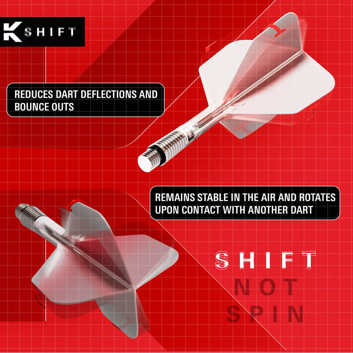 Target Darts Shift 90% Tungsten Soft Tip Darts-6-18 GRAM-Premier Darts