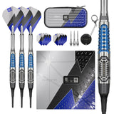 Target Darts Phil Taylor Chrono SP 95% Tungsten Soft Tip Darts-3-18 GRAM-Premier Darts