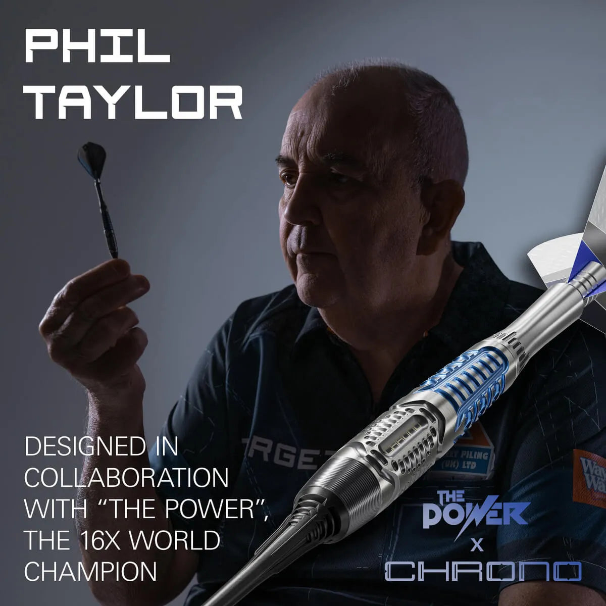 Target Darts Phil Taylor Chrono SP 95% Tungsten Soft Tip Darts-4-18 GRAM-Premier Darts