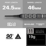 Target Darts Luke Littler Fallout 90% Tungsten Soft Tip Darts-5-19 GRAM-Premier Darts
