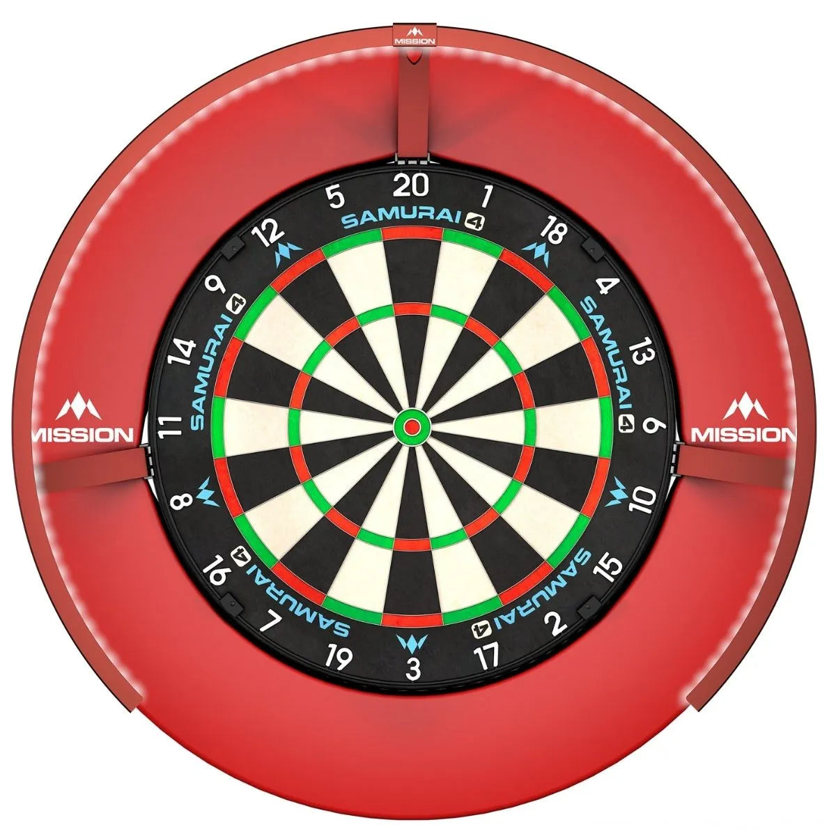 Mission Torus 270 Dartboard Lighting - USB-C-10-Red-Premier Darts