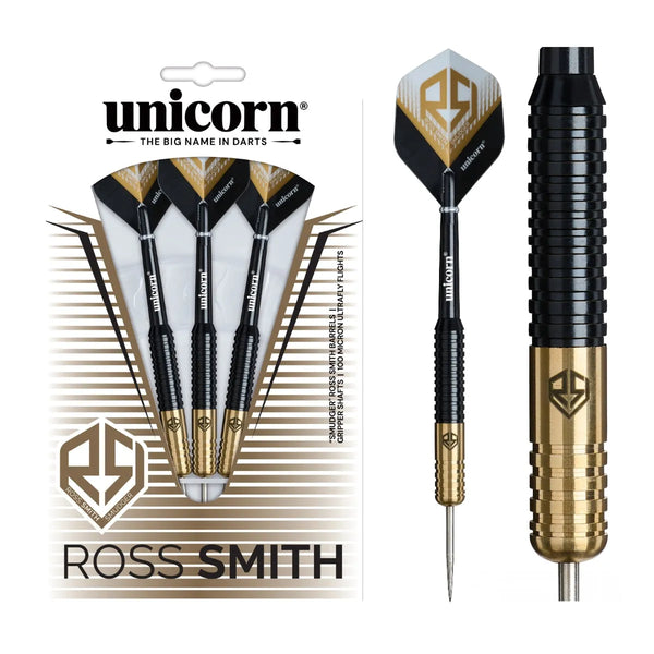 Unicorn Ross Smith Brass Steel Tip Darts-1-20 GRAM-Premier Darts