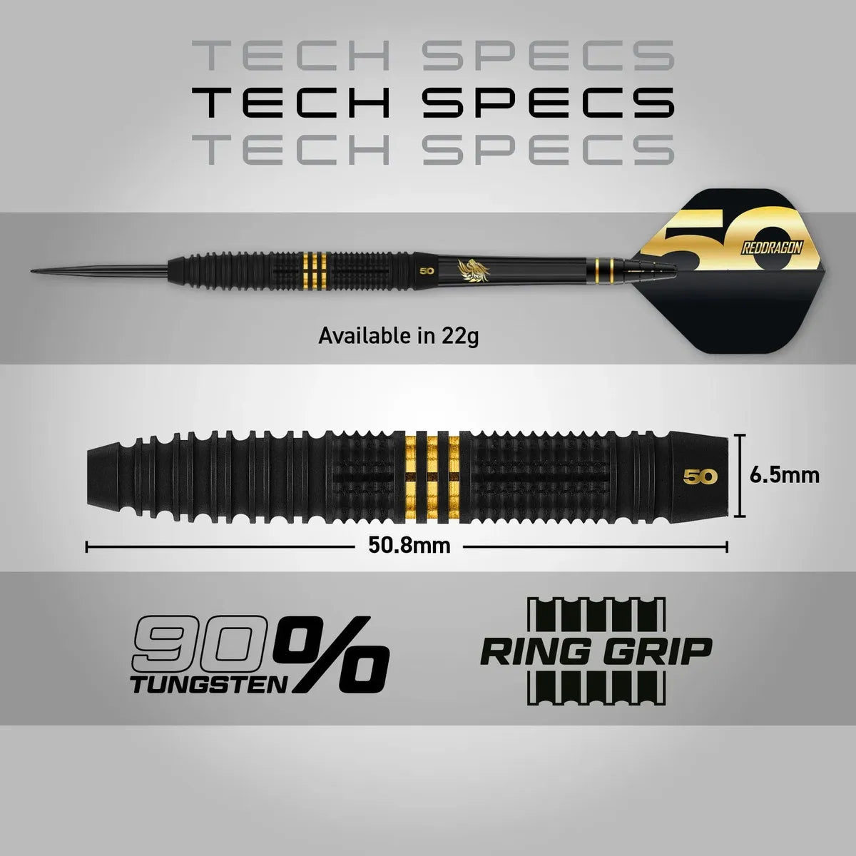Red Dragon Jonny Clayton 50 Year Limited Edition Player Box-Darts-Red Dragon-22 GRAM-Premier Darts