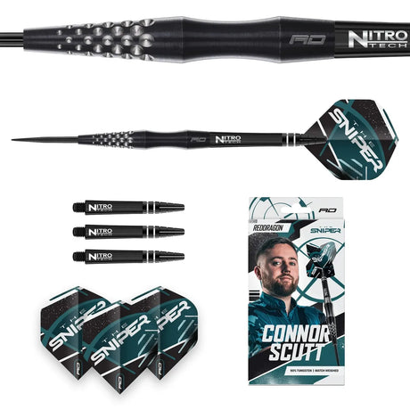 Red Dragon Connor Scutt 90% Tungsten Steel Tip Darts
