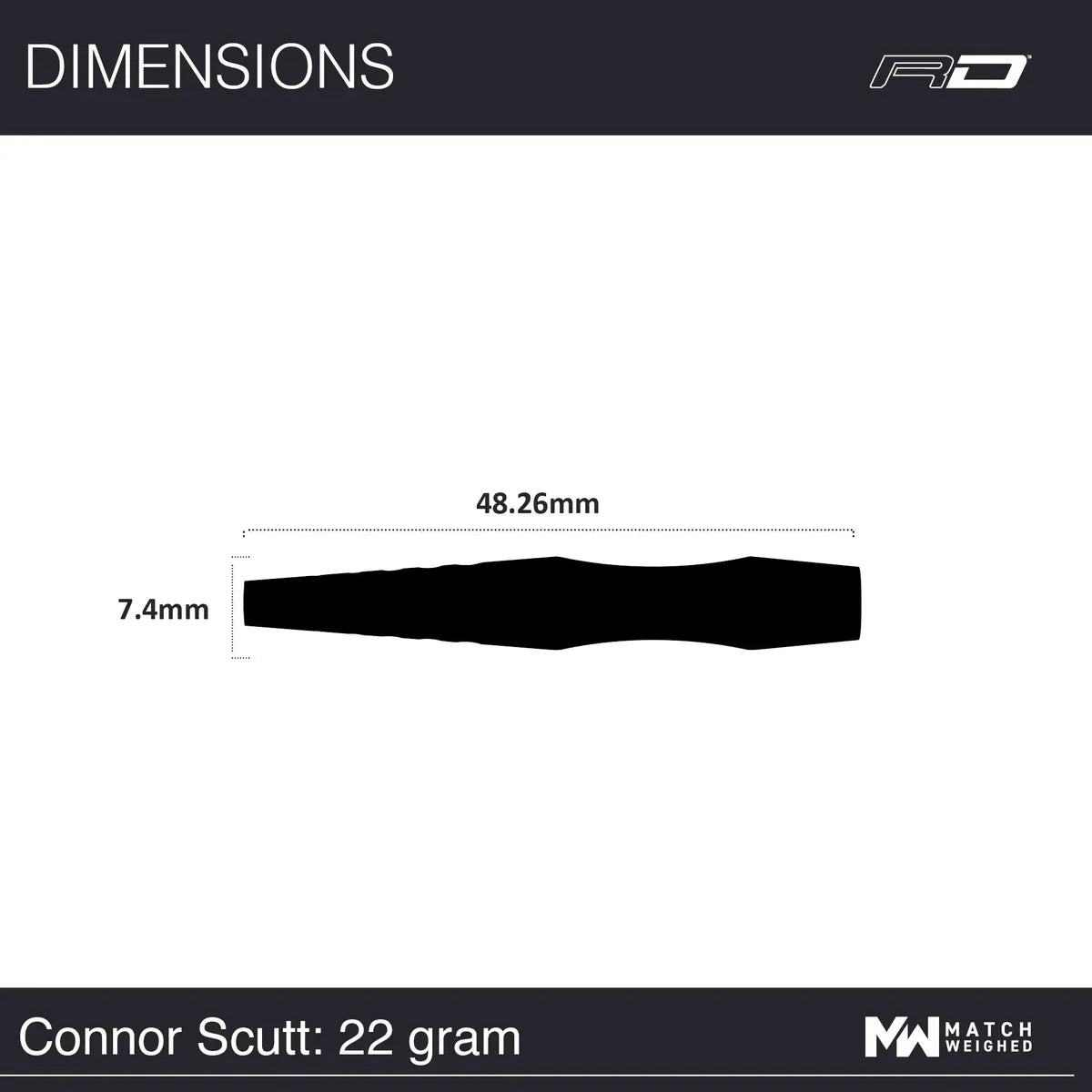 Red Dragon Connor Scutt 90% Tungsten Steel Tip Darts