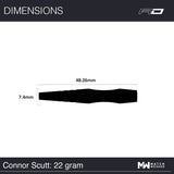 Red Dragon Connor Scutt 90% Tungsten Steel Tip Darts