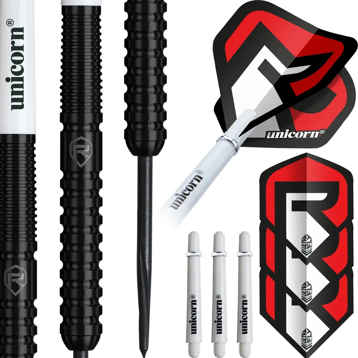 Unicorn The Darts Referee 90% Tungsten Steel Tip Darts – Premier Darts