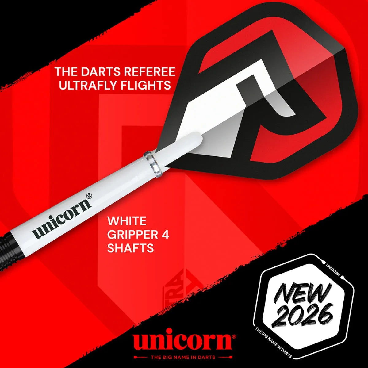 Unicorn The Darts Referee 90% Tungsten Steel Tip Darts