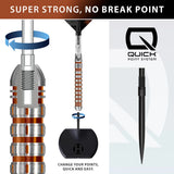 Harrows Luke Woodhouse Series 2 QP 90% Tungsten Steel Tip Darts-3-21 GRAM-Premier Darts