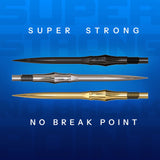 Harrows Spire Elite Series Quick Points-3-Black-30mm-Premier Darts
