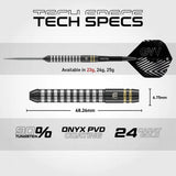 Winmau Gian van Veen TS SP 90% Tungsten Steel Tip Darts-12-23 GRAM-Premier Darts