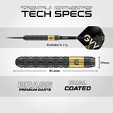 Winmau Gian van Veen Core Brass Steel Tip Darts-10-21 GRAM-Premier Darts