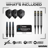 Winmau Gian van Veen TS 90% Tungsten Soft Tip Darts-3-18 GRAM-Premier Darts