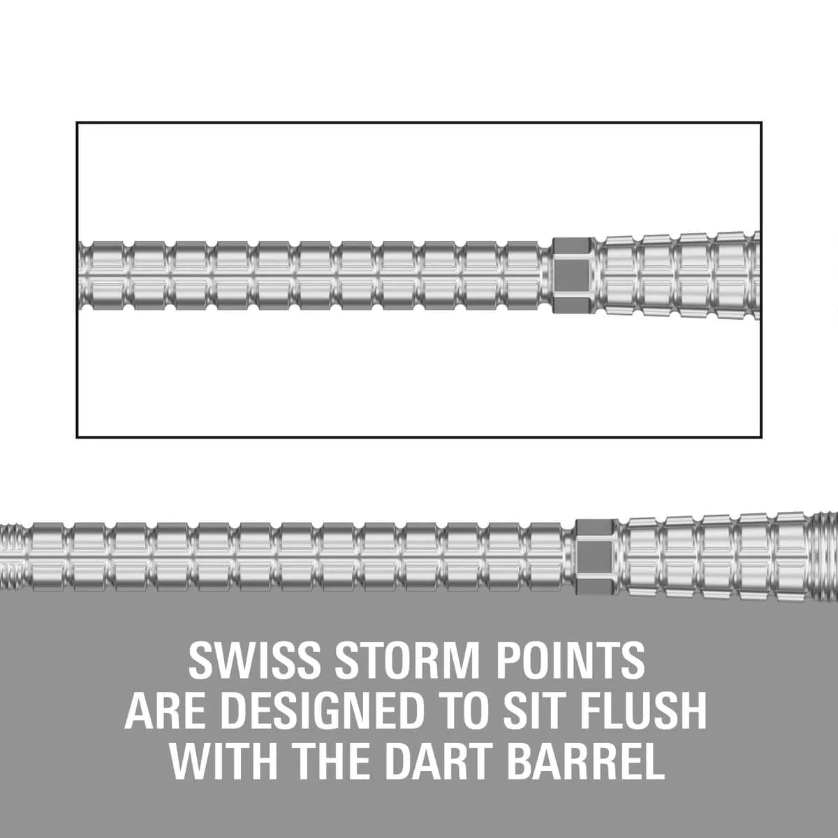 Target Darts Swiss Chrono Storm Points-14-Black-30mm-Premier Darts