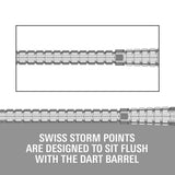 Target Darts Swiss Chrono Storm Points-14-Black-30mm-Premier Darts