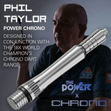Target Darts Power Chrono Titanium Shafts-2-Silver-Short-Premier Darts