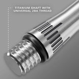 Target Darts Power Chrono Titanium Shafts-4-Silver-Short-Premier Darts