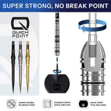 Harrows Spire Elite Series Quick Points-2-Black-30mm-Premier Darts