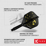Target Darts Bolide K-Flex Flight System No6-5-Short-Premier Darts