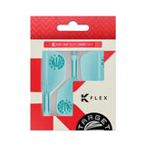 Target Japan Exclusive Edition Aquamarine K-Flex Flight System No6-10-Short-Premier Darts