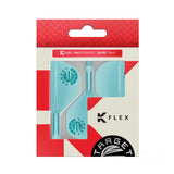 Target Japan Exclusive Edition Aquamarine K-Flex Flight System No2-10-Short-Premier Darts