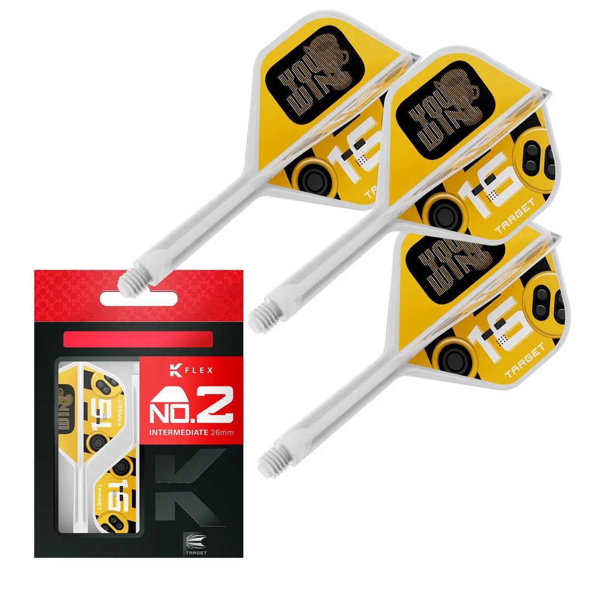 Target Darts You Win K-Flex Flight System No2-7-Intermediate-Premier Darts