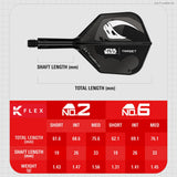 Star Wars | Target Mandalorian K-Flex Flight System No6 Gift Set-4-Short-Premier Darts