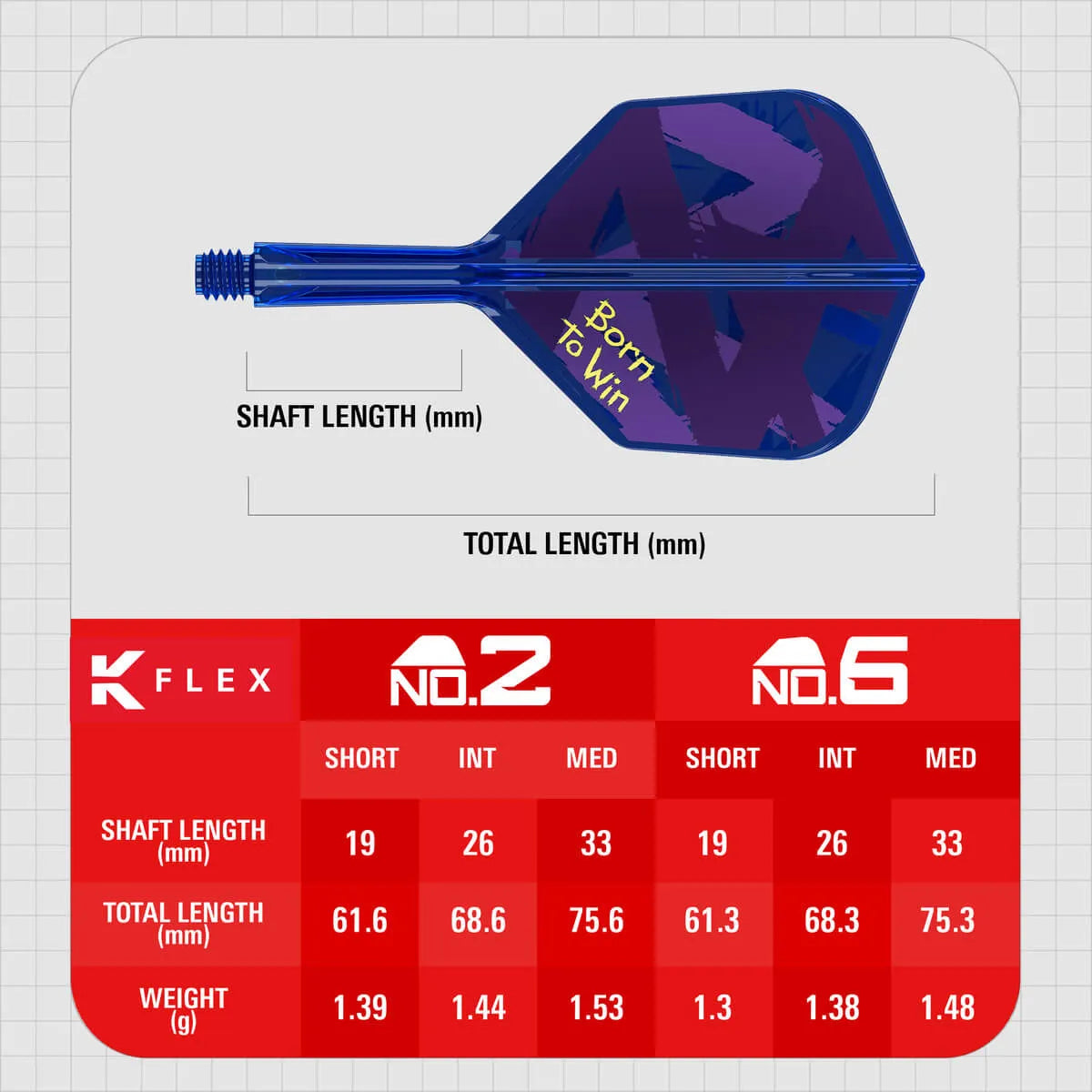 Target Darts Luke Littler World Champion K-Flex No6-5-Short-Premier Darts