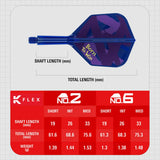 Target Darts Luke Littler World Champion K-Flex No6-5-Short-Premier Darts