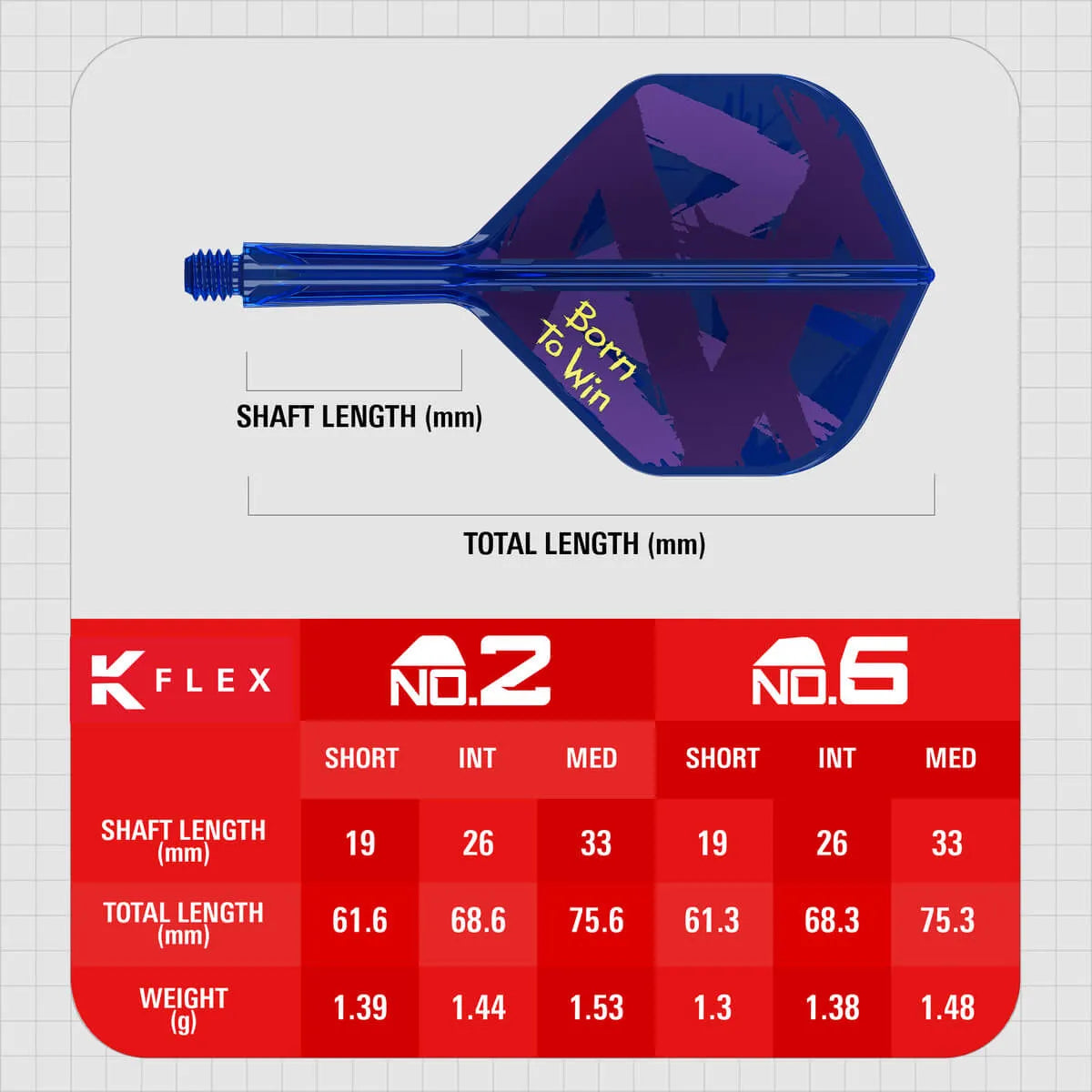Target Darts Luke Littler World Champion K-Flex No2-5-Short-Premier Darts