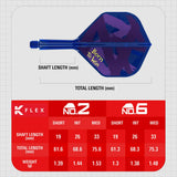 Target Darts Luke Littler World Champion K-Flex No2-5-Short-Premier Darts