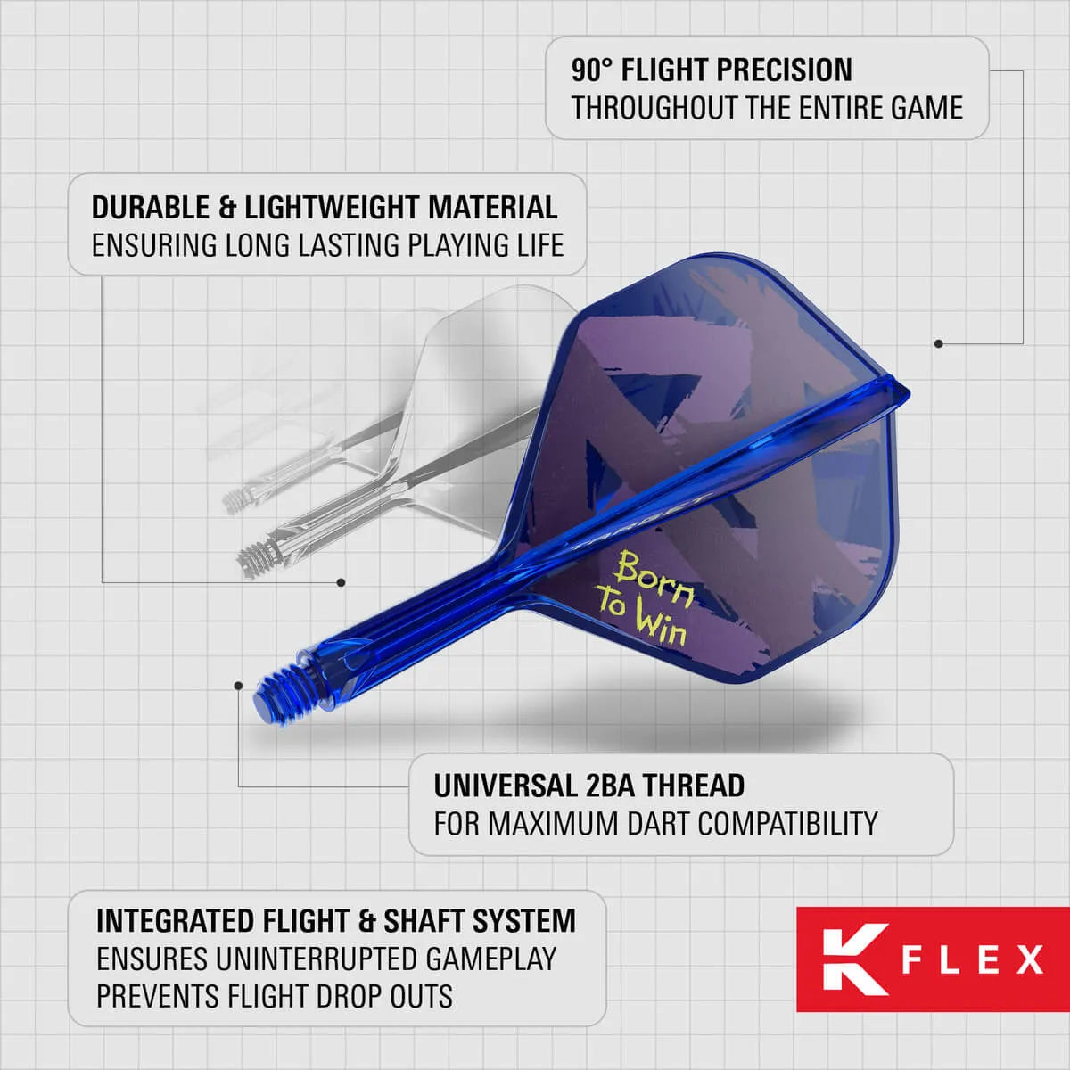 Target Darts Luke Littler World Champion K-Flex No2-3-Short-Premier Darts