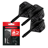 Target Darts K-Flex Flight System No2 2026-6-Black-Short-Premier Darts